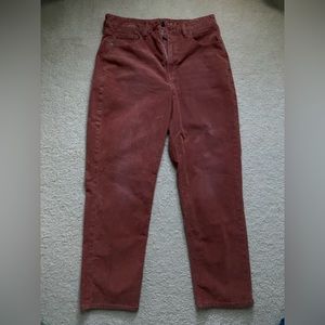 (NWOT) American Eagle high waisted corduroy pants